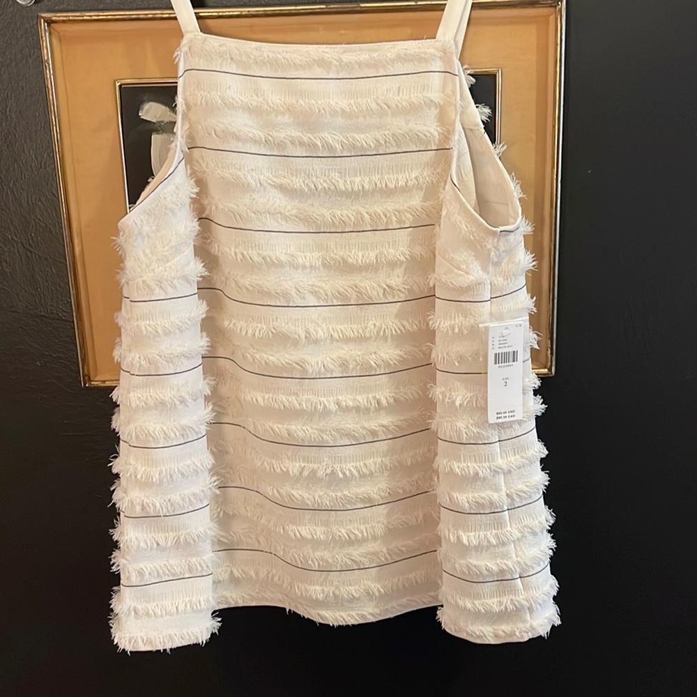 Maeve Anthropologie Sz 2 NWT eyelash top